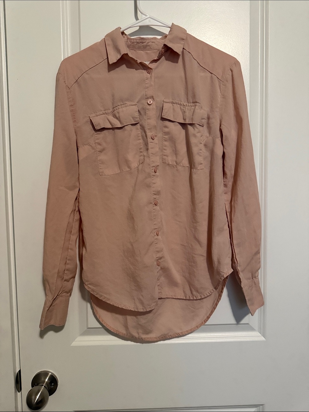 a new day Dusty Rose Button-Front Shirt